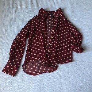 Shear Patterned Top